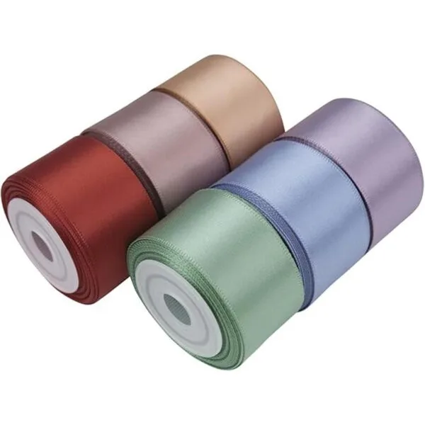 UnionJoy Elegante cinta de satén de 1 pulgada 6 colores_2