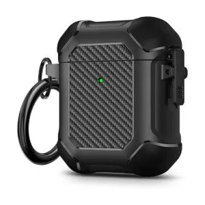 Maxjoy Funda para AirPods clip de bloqueo seguro de fibra_1