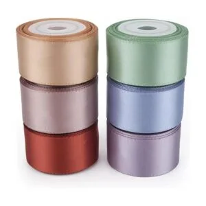 UnionJoy Elegante cinta de satén de 1 pulgada 6 colores_3