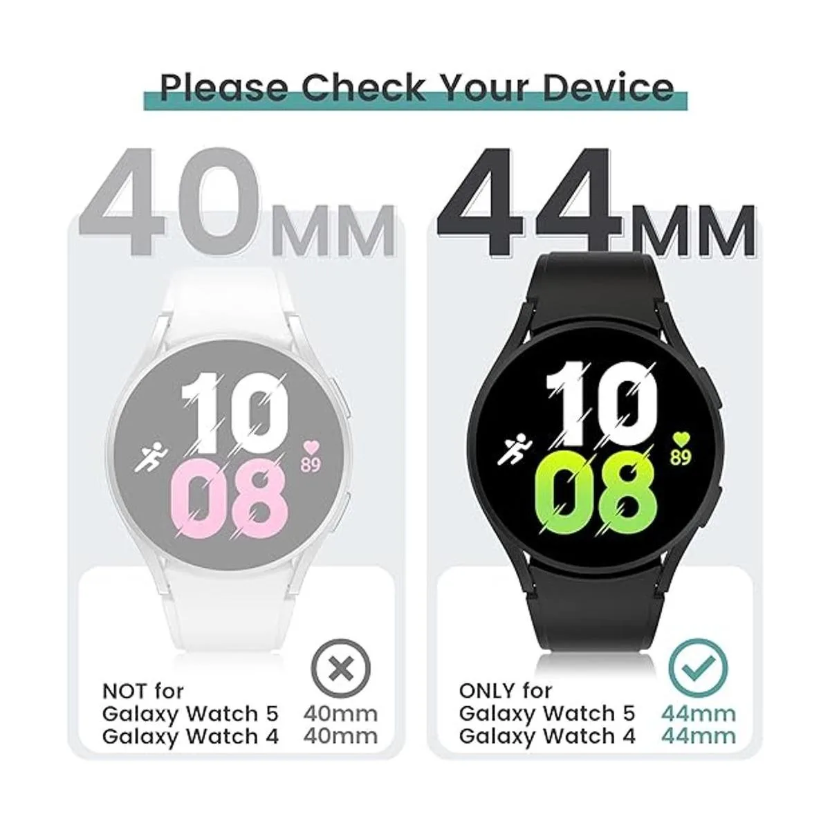 Tensea Protector de pantalla para Samsung Galaxy Watch 5_2