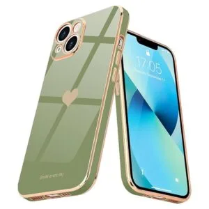 Teageo Funda compatible con iPhone 13 para niñas y_1