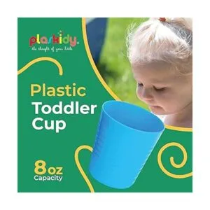 PLASKIDY Vasos de plástico para niños juego de 6 tazas_5