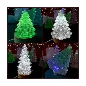 ZAKVOOR 2 piezas 3D de resina en forma de árbol de_4