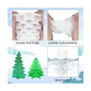 ZAKVOOR 2 piezas 3D de resina en forma de árbol de_3