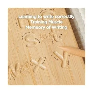 Asweets Montessori Tabla de rastreo de alfabeto de_6