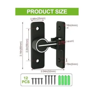 Cerradura de puerta de granero cerraduras y pestillos de_6