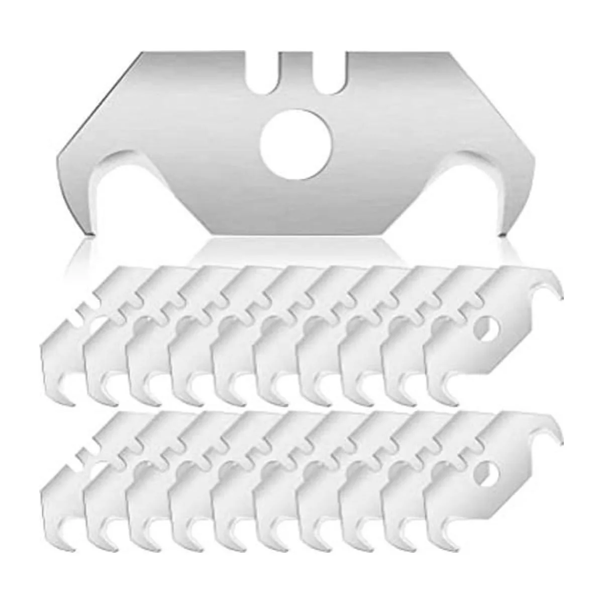 Cuchillas de gancho de acero para techos y alfombras con_1