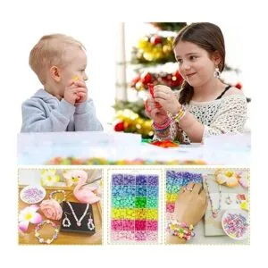 900 cuentas de corazón de acrílico de color caramelo_6