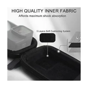 FitStill Mini estuche de transporte negro para GoPro Hero_4