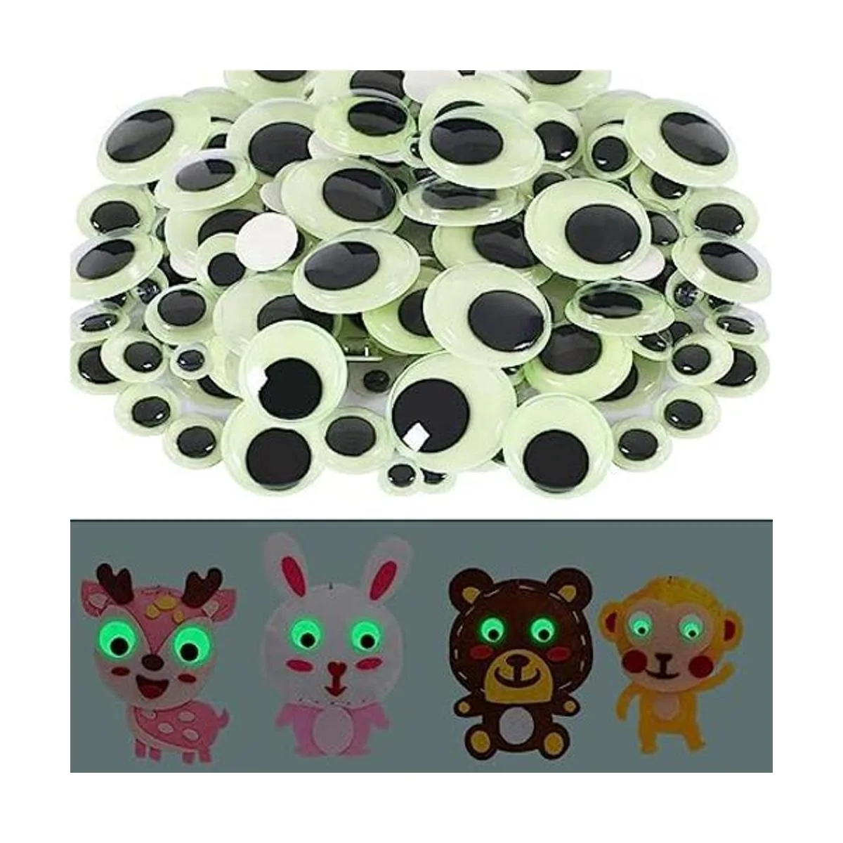 UPINS 500 unidades autoadhesivas que brillan en la_1