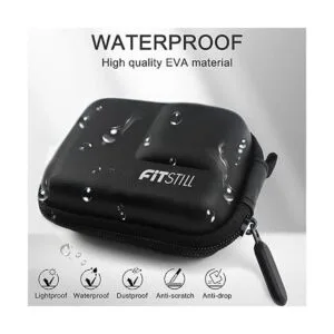 FitStill Mini estuche de transporte negro para GoPro Hero_3