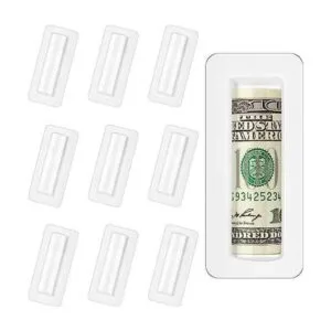 60 bolsas de bálsamo labial de plástico transparente para_1