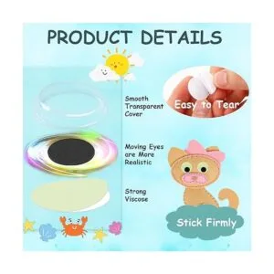 UPINS 500 unidades autoadhesivas que brillan en la_5