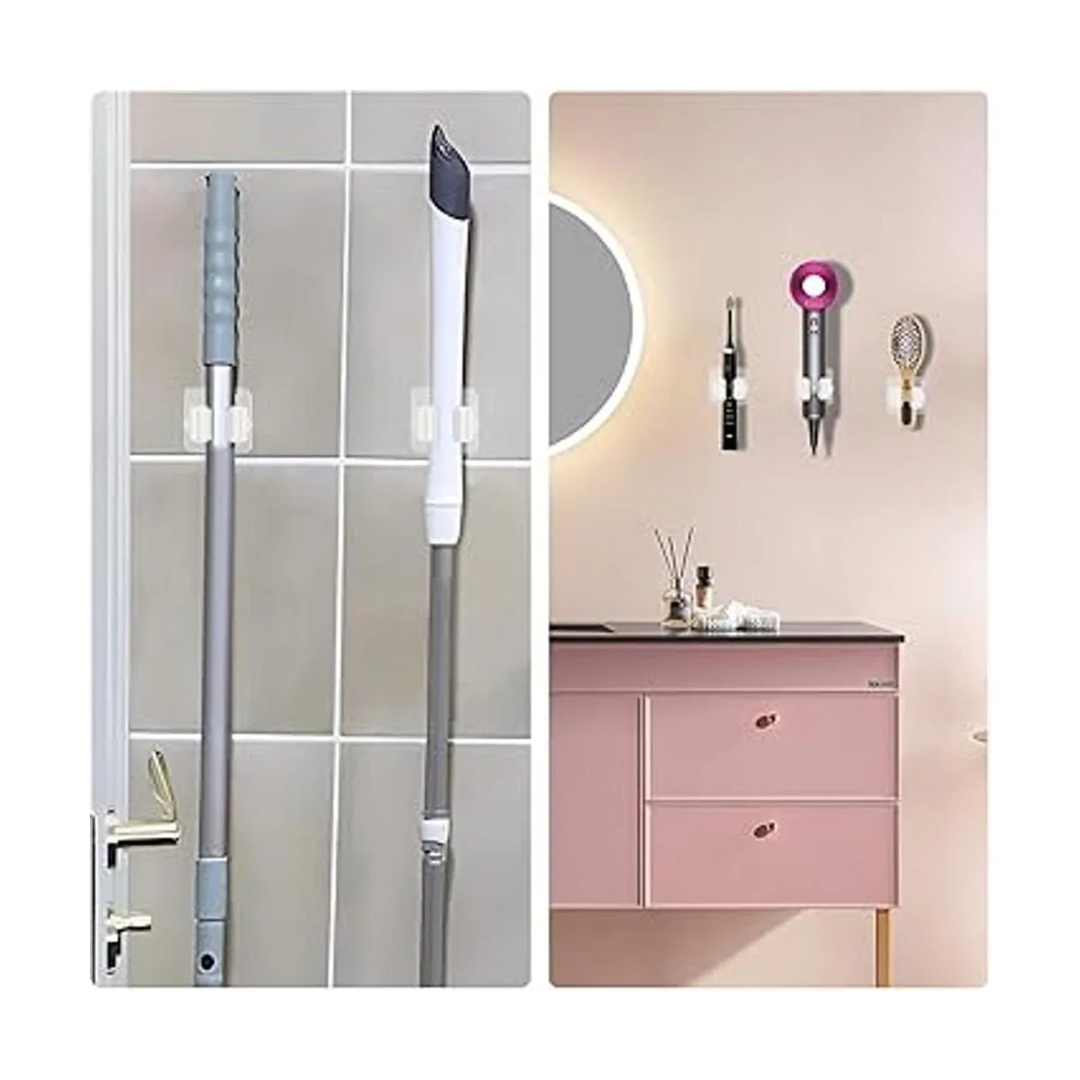 Soporte de pared para escobas autoadhesivo sin_3