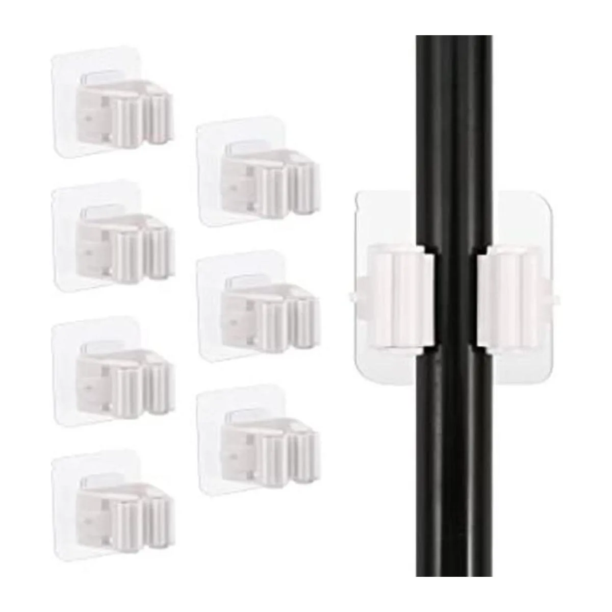 Soporte de pared para escobas autoadhesivo sin_1