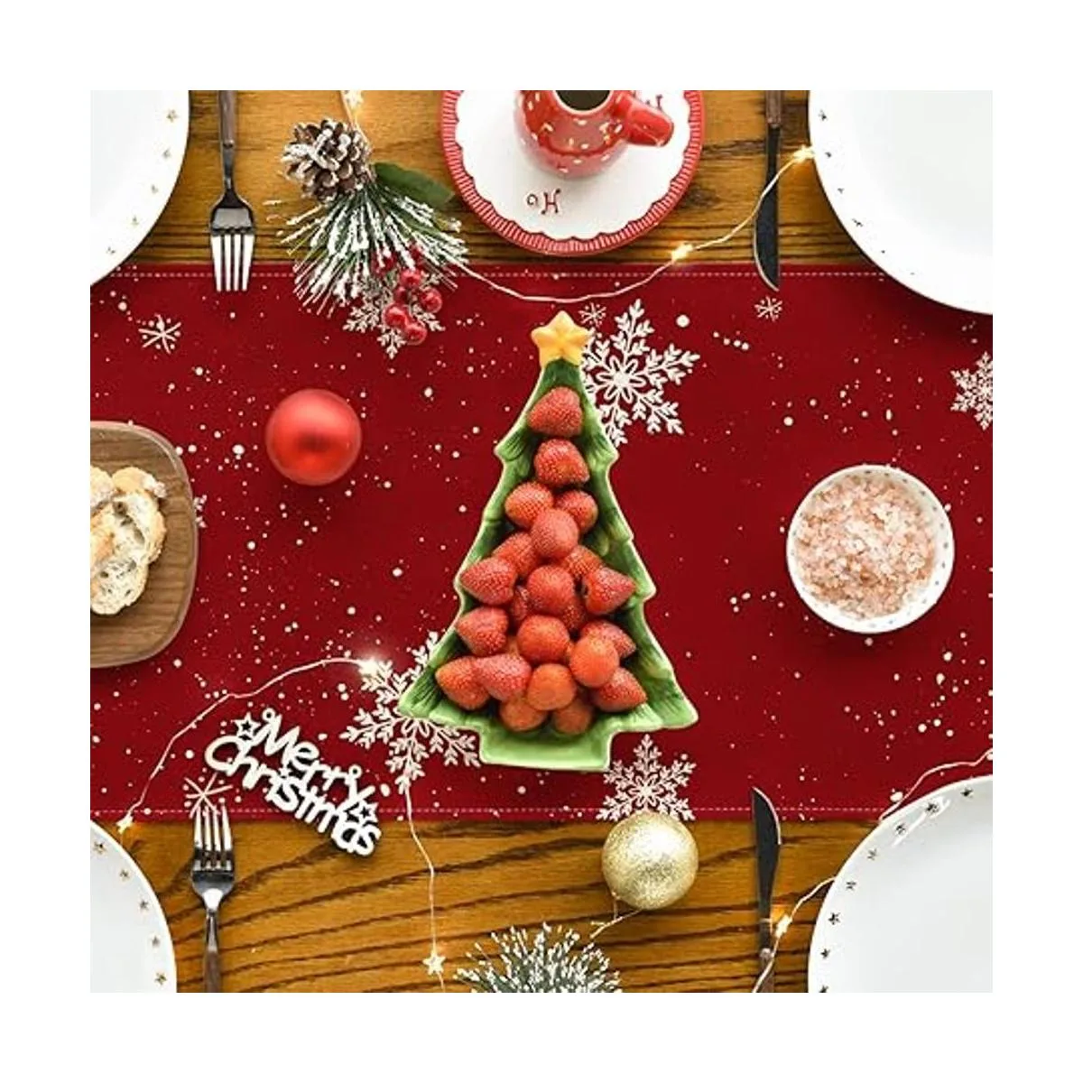 Artoid Mode Camino de mesa de invierno con diseño de_4