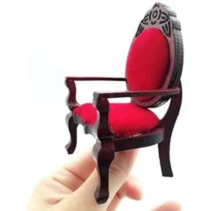 eatingbiting R 1 12 casa de muñecas en miniatura silla_3