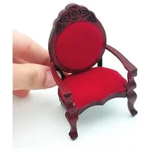 eatingbiting R 1 12 casa de muñecas en miniatura silla_6