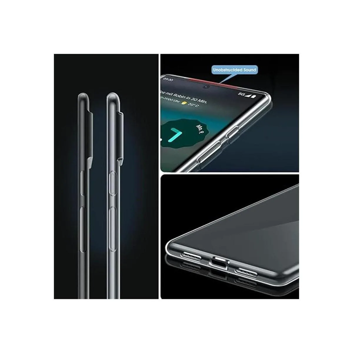 Xlevel Google Pixel 6A Funda transparente suave y delgada_4