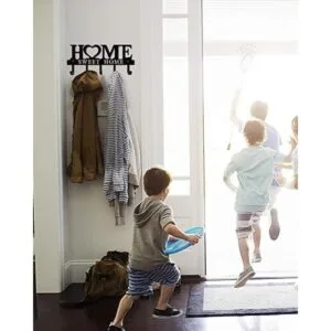 Ganchos organizadores de metal para llaves de 5.9 x 13_6