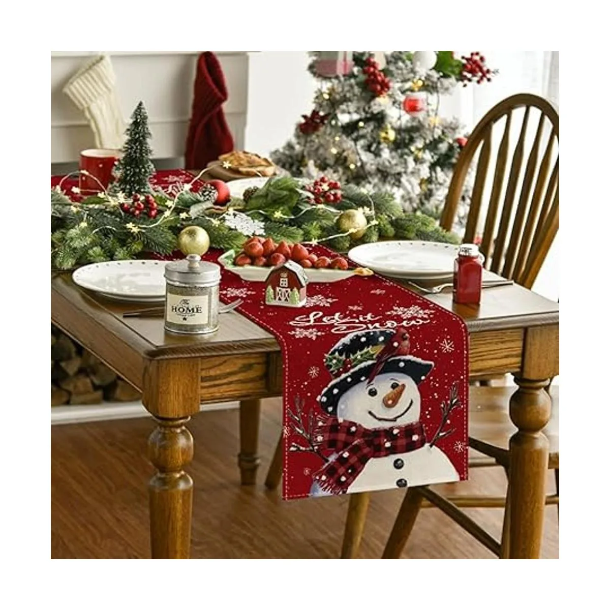 Artoid Mode Camino de mesa de invierno con diseño de_2