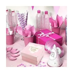 Paquete de 100 suministros para fiesta de baby shower_3