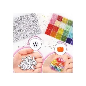 DICOBD Kit de cuentas para manualidades 10800 cuentas de_2