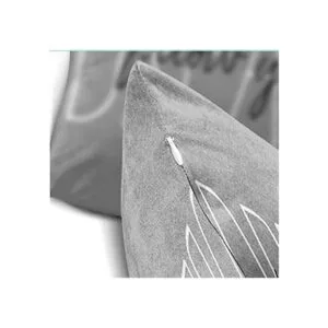 Emvency Funda de almohada rústica gris Follow Your Dreams_6