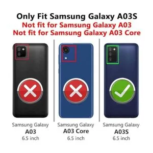YZOK Funda para Galaxy A03S funda para Samsung 03S con_2