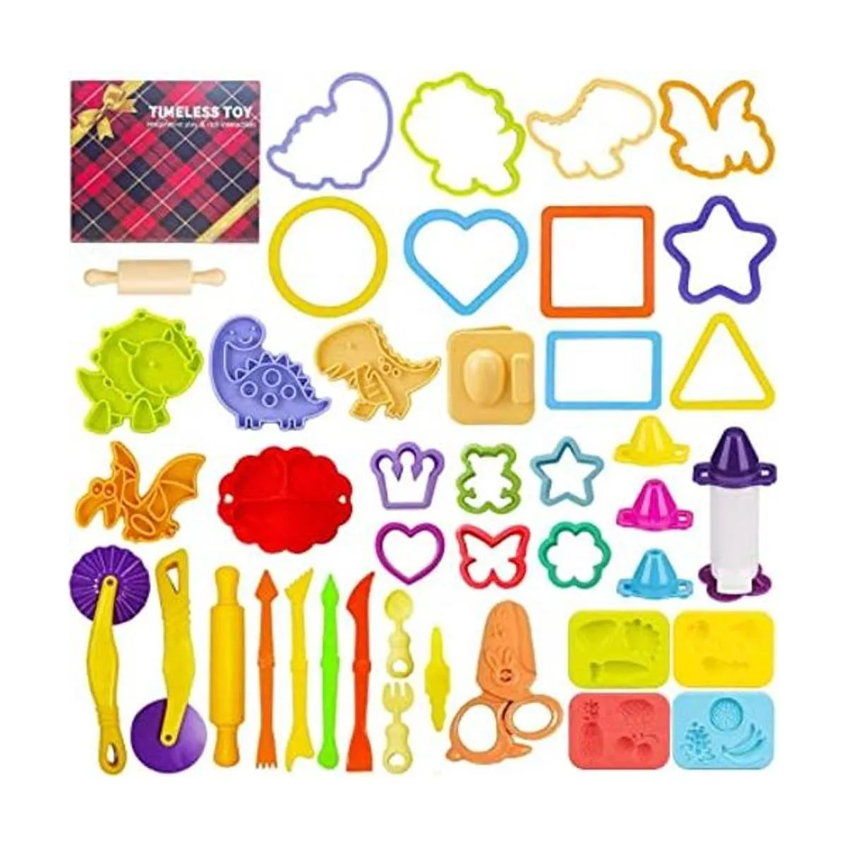 Juegos de herramientas de masa para niños 45 piezas de_1