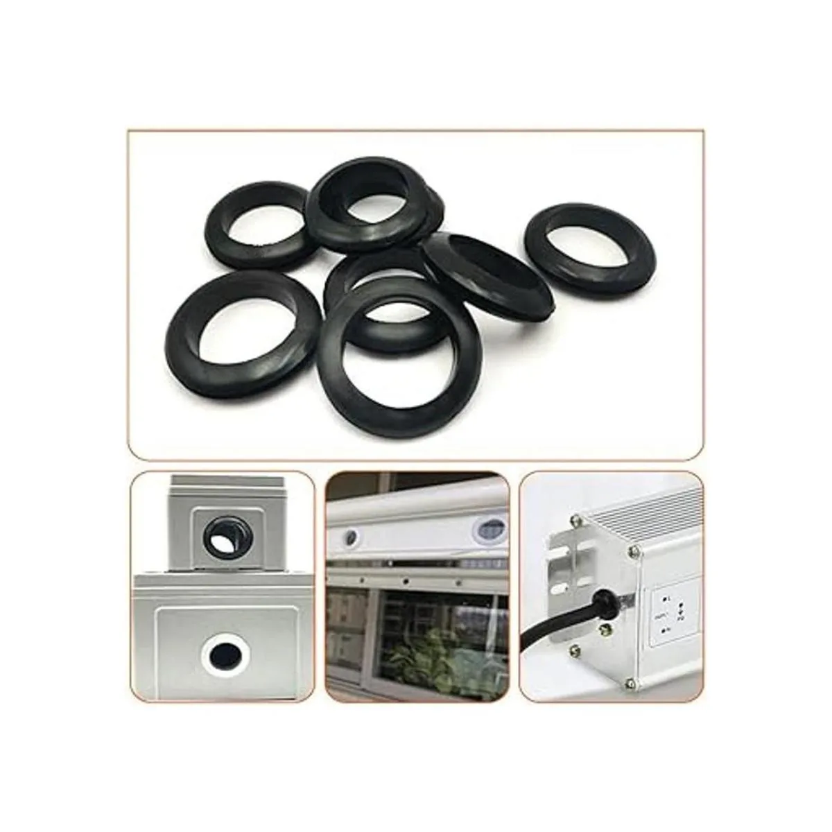 Ojal de goma de 2 pulgadas agujero de taladro de 2_5