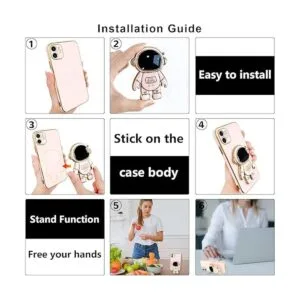 Pepmune Funda compatible con iPhone 12 diseño de soporte_2