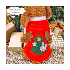 QETRABONE Disfraz de alce para perro pequeño disfraz de_7