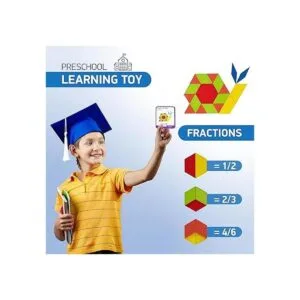 MEA TOYS 155 bloques de patrón de madera con 24 tarjetas_4