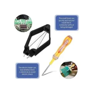 Herramienta de extracción de chip IC de 4 puntas de 4_4