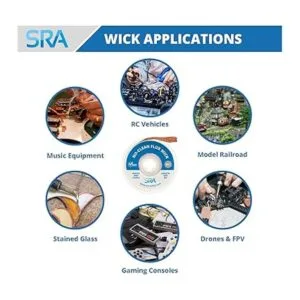 SRA Mecha de soldadura con tira trenzada de cobre tejida_6