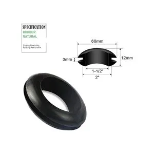 Ojal de goma de 2 pulgadas agujero de taladro de 2_2