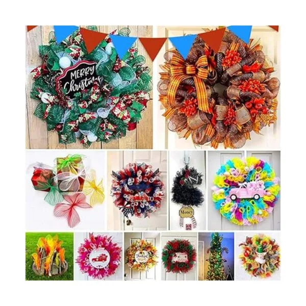 Anivia Cinta de malla decorativa 10 pulgadas x 30 pies_6