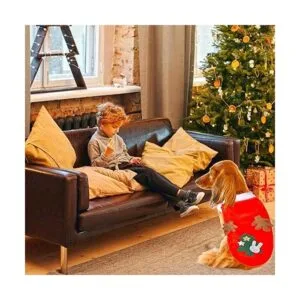 QETRABONE Disfraz de alce para perro pequeño disfraz de_6