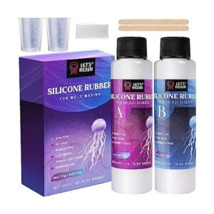 LETS RESIN Kit de prueba de moldes de silicona de 8_1