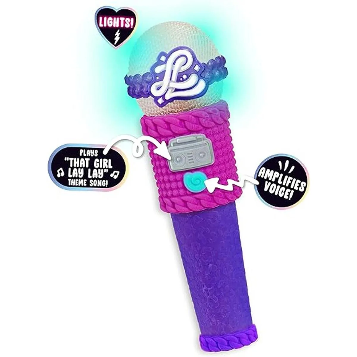 That Girl Lay Lay Micrófono de juguete musical con luces_3