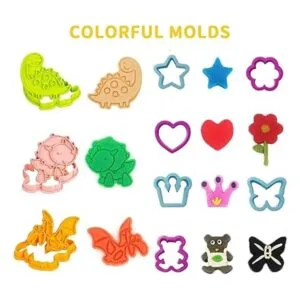 Juegos de herramientas de masa para niños 45 piezas de_3