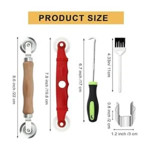 14 piezas de pantalla enrollable para ranura plana kit de_2