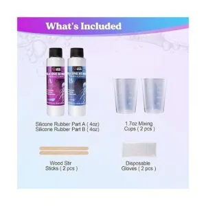 LETS RESIN Kit de prueba de moldes de silicona de 8_2