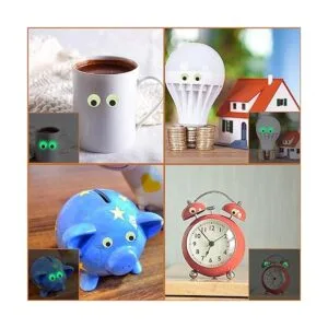 UPINS 500 unidades autoadhesivas que brillan en la_7