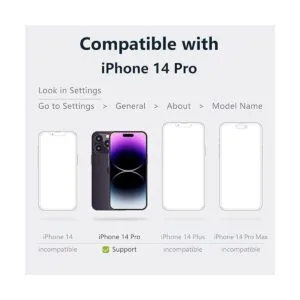 MANTO Paquete de 2 protectores de pantalla para iPhone 14_2