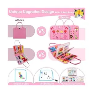 Montessori Tabla de actividades sensoriales para_4