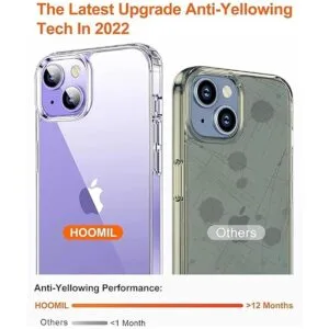 HOOMIL Funda compatible con iPhone 14 antiamarilleo_3