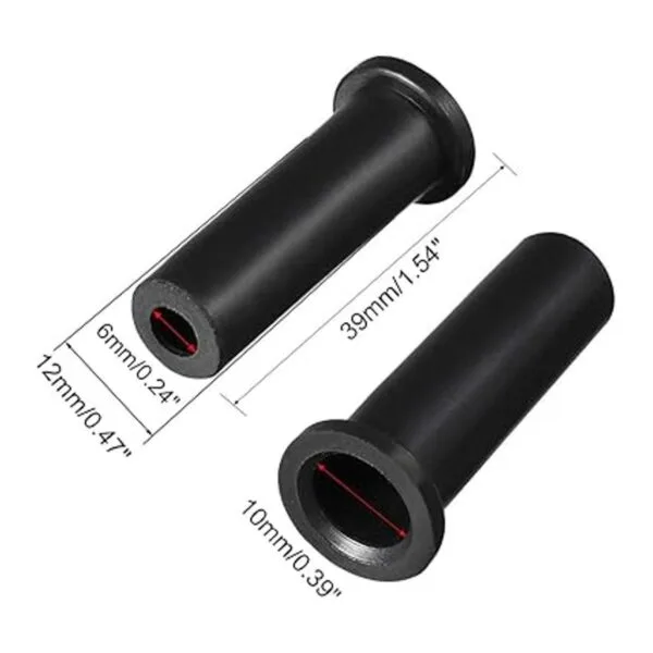 uxcell 10pcs 0.3940.236 in PVC Cable de alivio de tensión_4