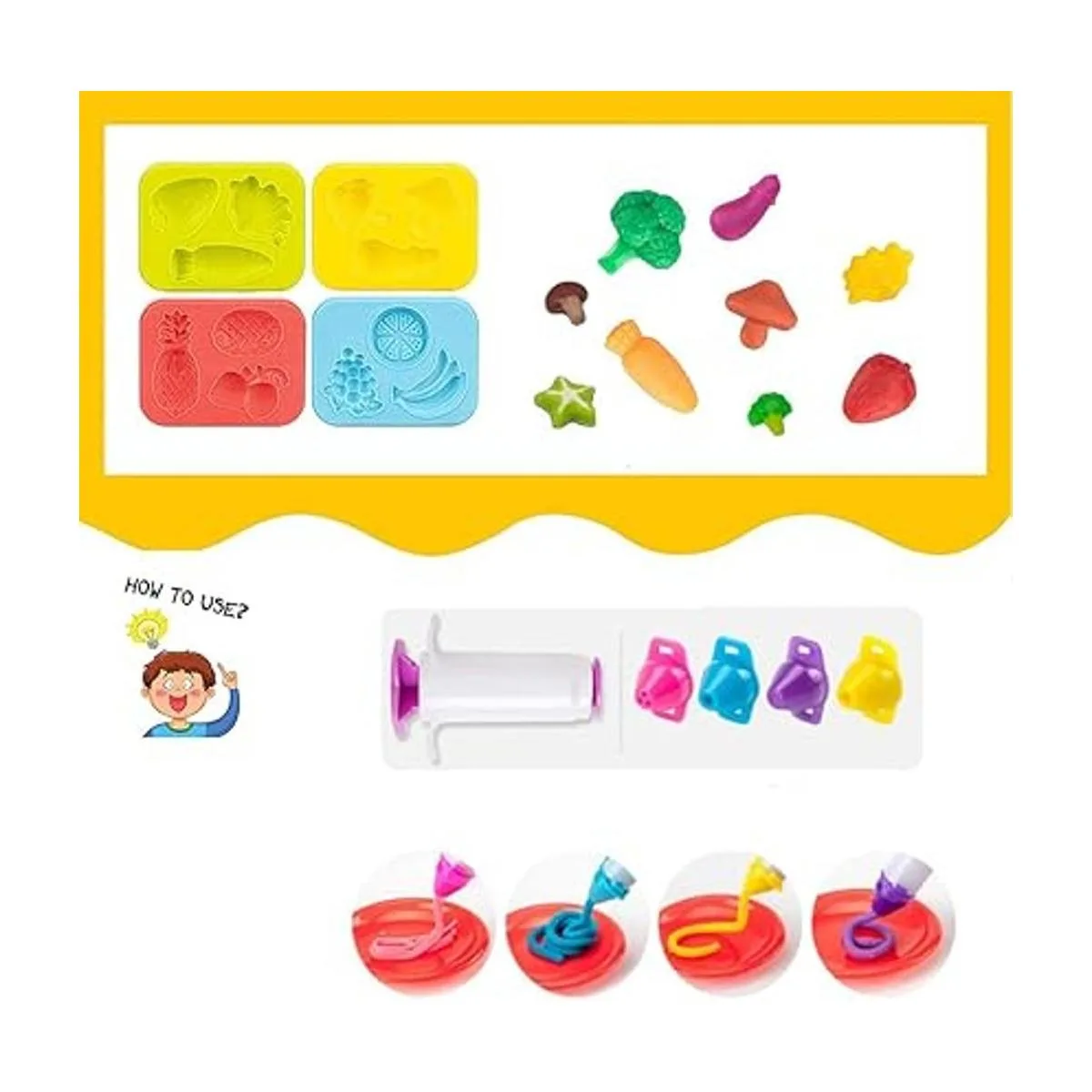 Juegos de herramientas de masa para niños 45 piezas de_4